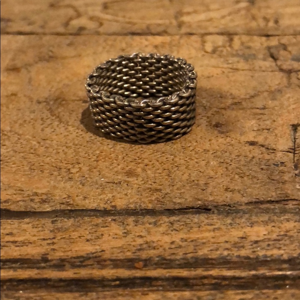 Tiffany & Co mesh ring